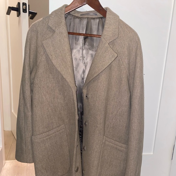 Thick wool blazer coat - Picture 2 of 4